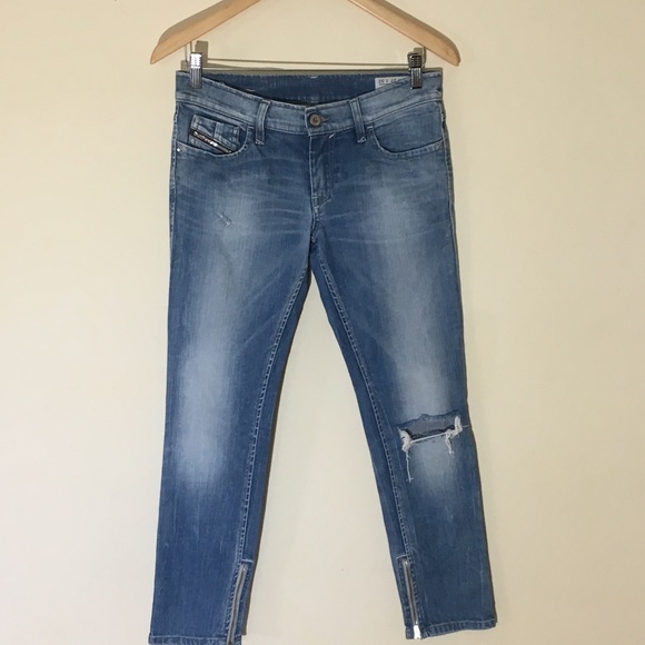 diesel cropped jeans